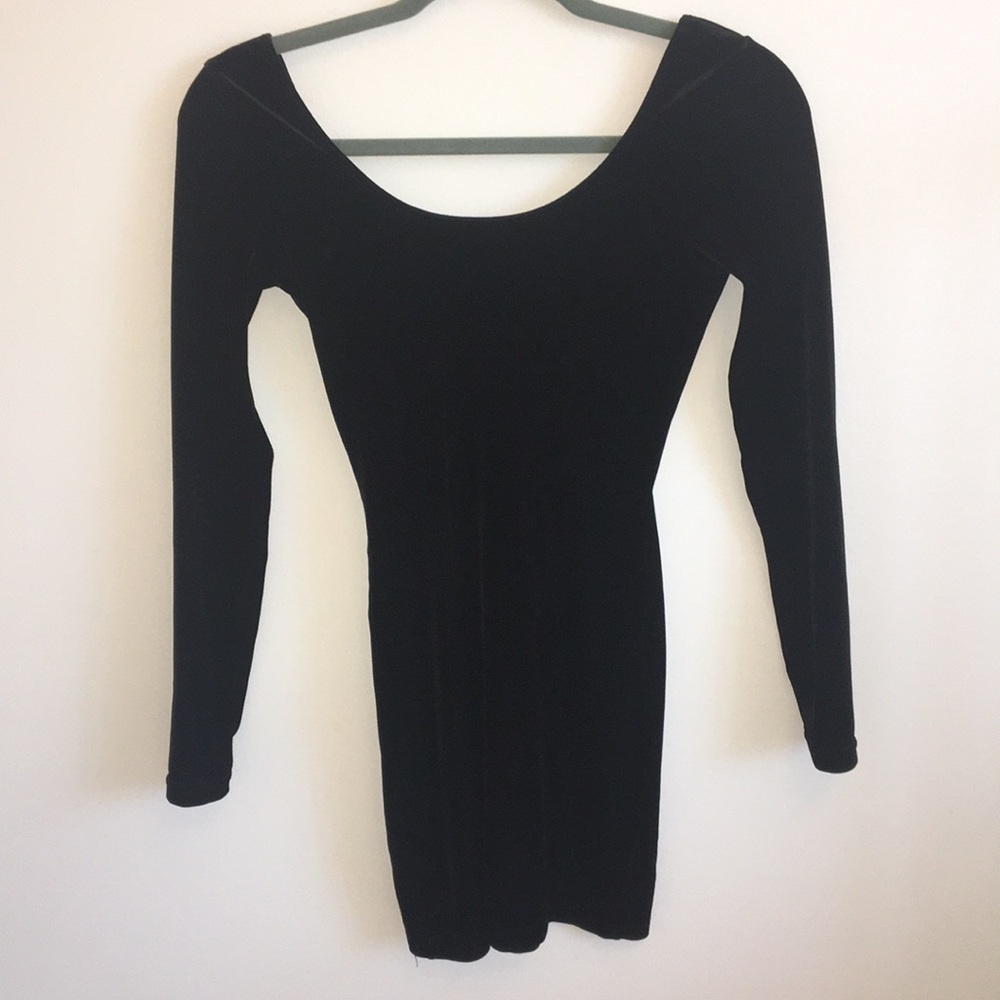 Black Velvet Dress